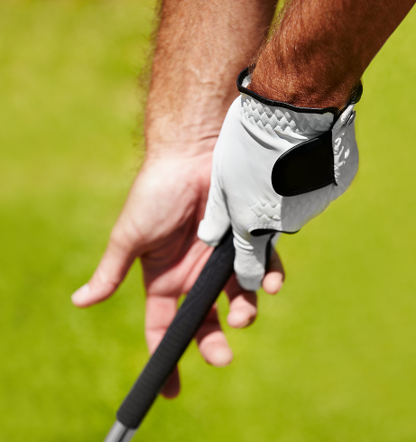 Golfspiller på banen